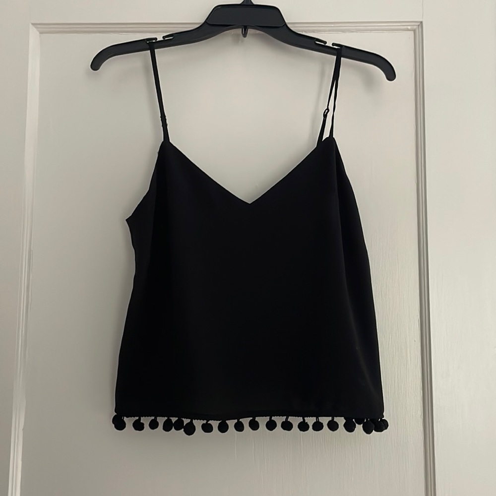 French connection crop with Pom Pom detailing